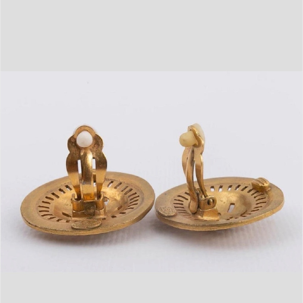 Chanel Gold Earrings - Picture 3 of 6